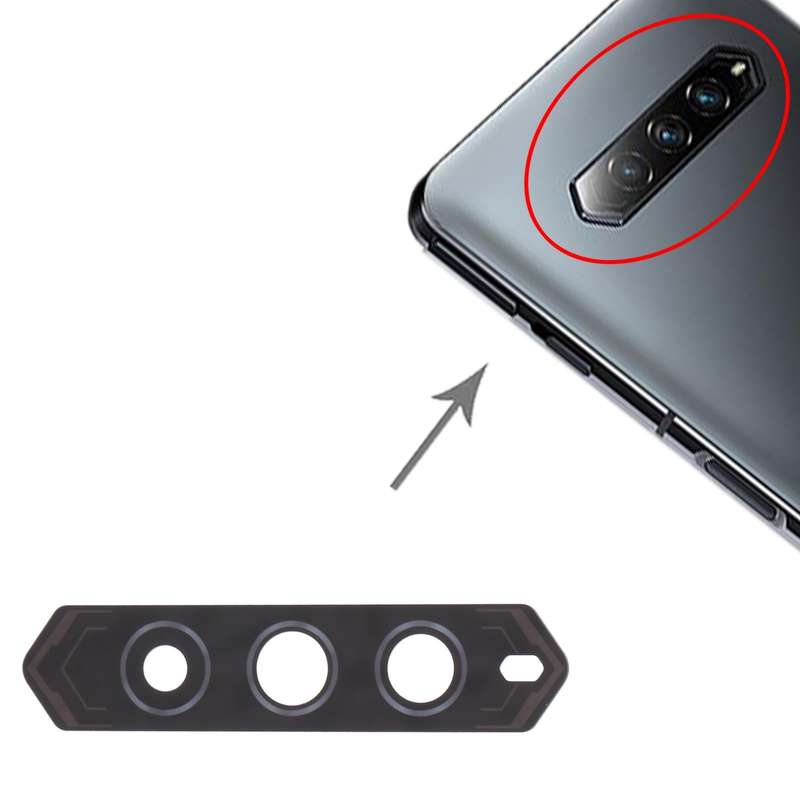 10 PCS Back Camera Lens for Xiaomi Black Shark 4 Pro / Black Shark 4 SHARK PRS-H0
