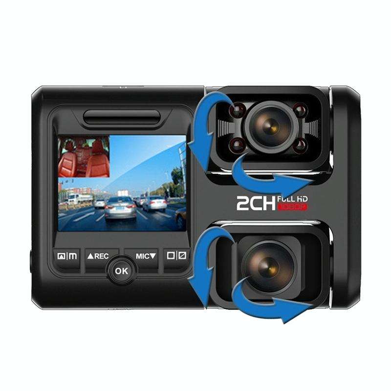 Z30 WiFi Dual-lens HD 2160P Non-light Night Vision 360-degree Panoramic Driving Recorder, Standar...