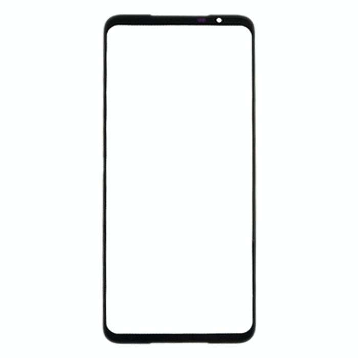 Front Screen Outer Glass Lens for Asus ROG Phone 5 ZS673KS I005DA(Black)