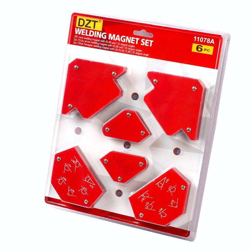 6 In 1 Welding Positioner Multiple Specifications Magnetic Fixed Angle Tool Welding Accessories(Red)