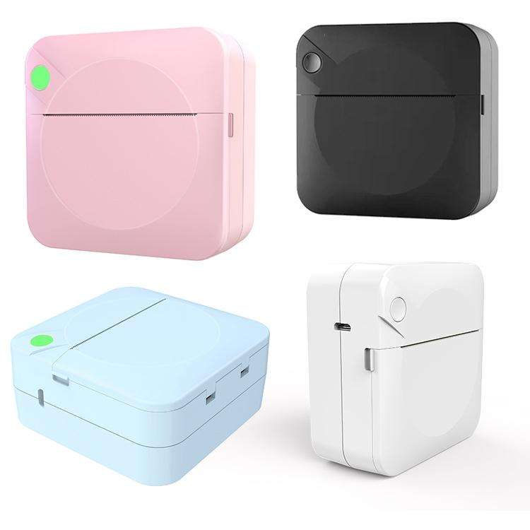 C17 Bluetooth Pocket Mini Label Printer Inkless Thermal Printer Wireless Photo Printer(White)