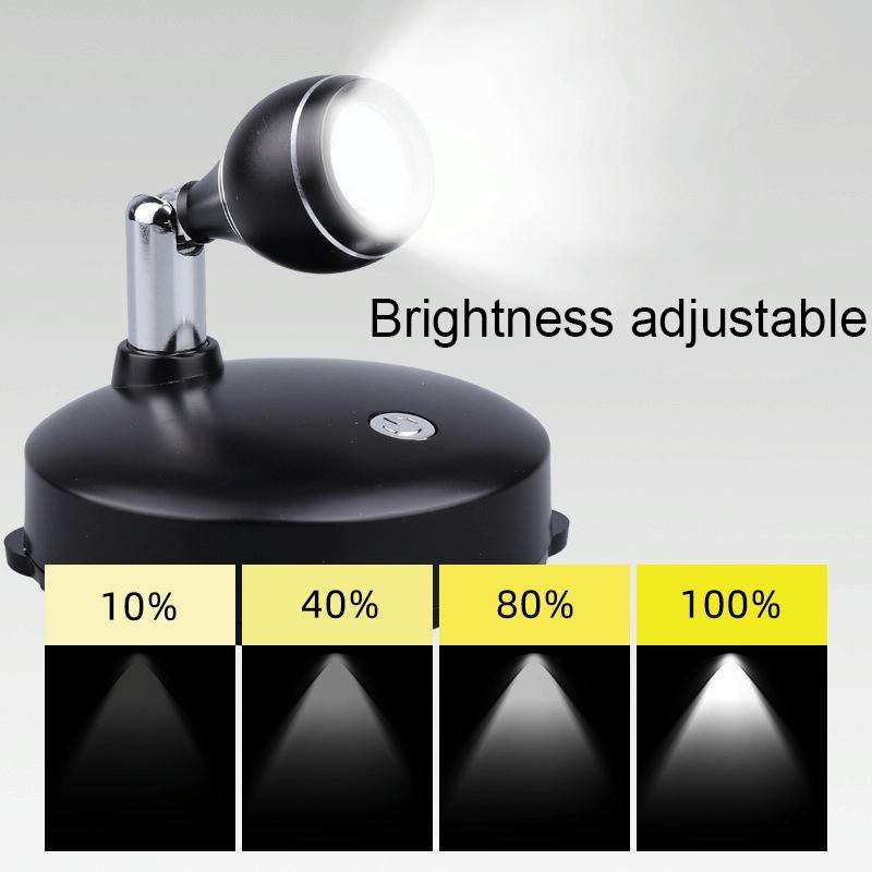 TL006-SIN Jewelry Art Exhibition USB Charging Decorative Wall-mounted LED Spotlights with Remote ...