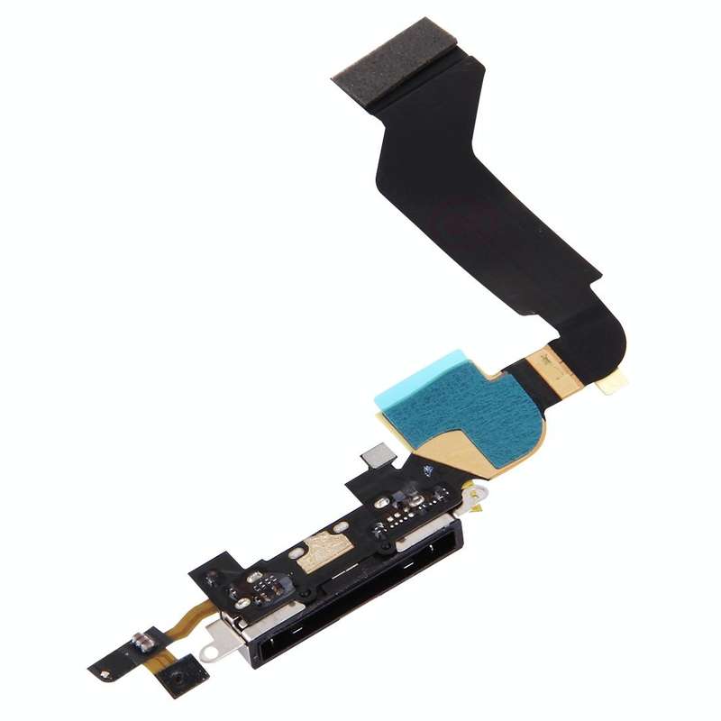 Original Dock Connector Charging Port Flex Cable for iPhone 4S(Black)