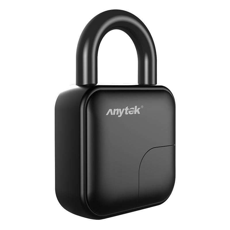 Anytek L3 Intelligent Hidden Fingerprint Padlock Electronic Lock, 10 Fingerprint Edition