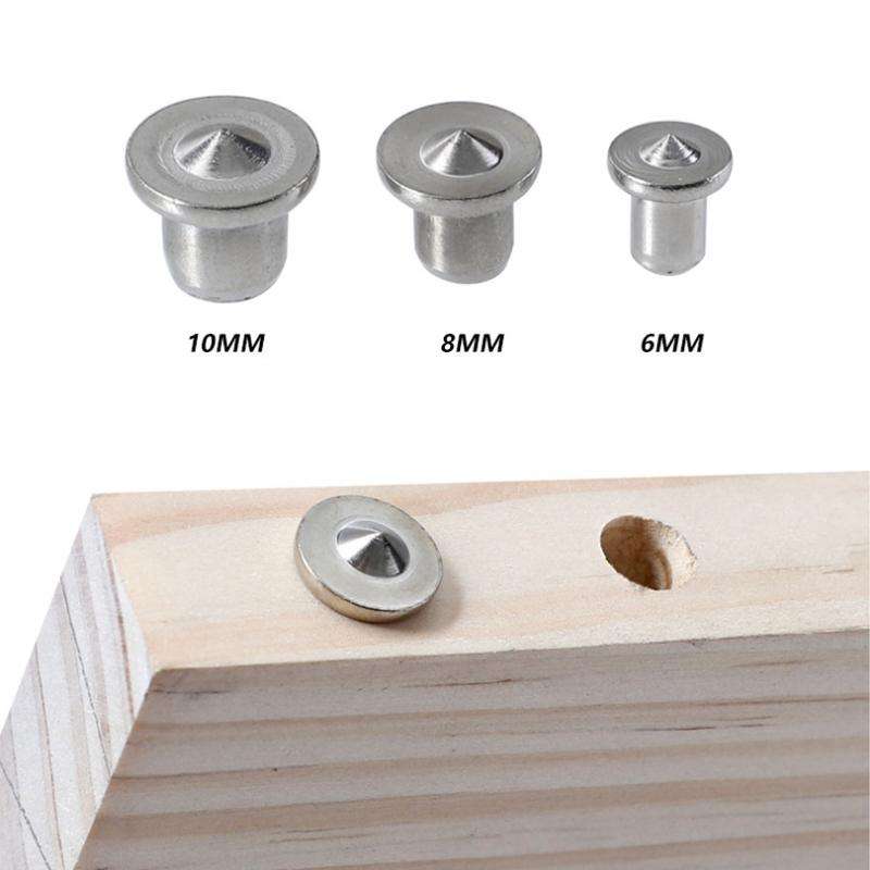 DIY Woodworking Hole Locator Self-Centering Marker, Model: Orange