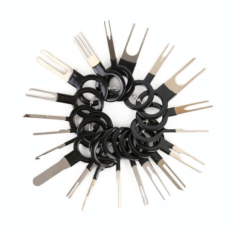 59 in 1 Car Plug Circuit Board Wire Harness Terminal Extraction Pick Connector Crimp Pin Back Nee...