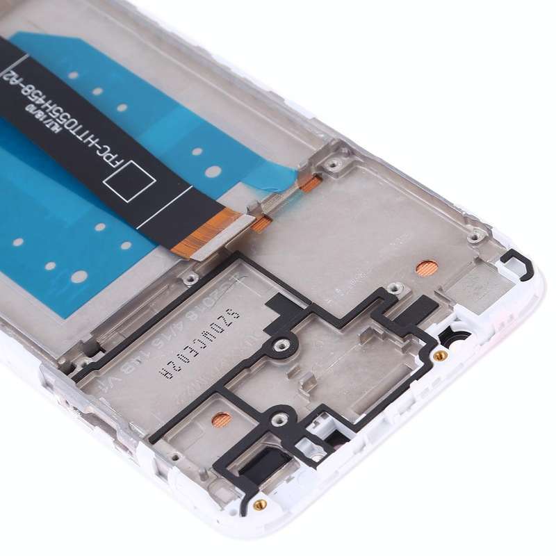 OEM LCD Screen for Huawei Y5 Prime (2018) Digitizer Full Assembly with Frame (White)