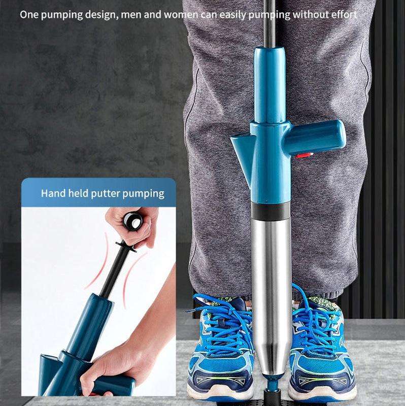 Toilet Pipe Dredger Toilet Sewer Floor Drain Clogged Household High Pressure Pneumatic Tool(Black)