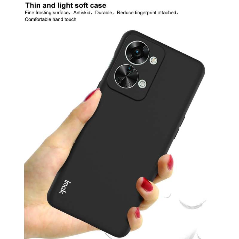 For OnePlus Nord 2T 5G IMAK UC-3 Series Shockproof Frosted TPU Phone Case(Black)