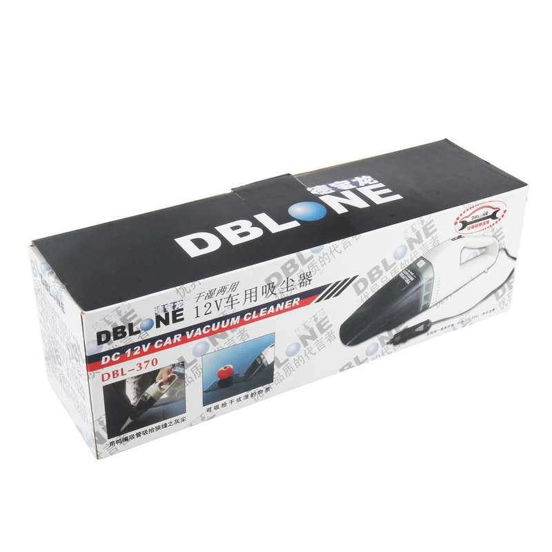DBL-370 12V Car Vacuum Cleaner Portable Handheld Auto Car Vehicle Vacuum Cleaner Rechargeable Wet...