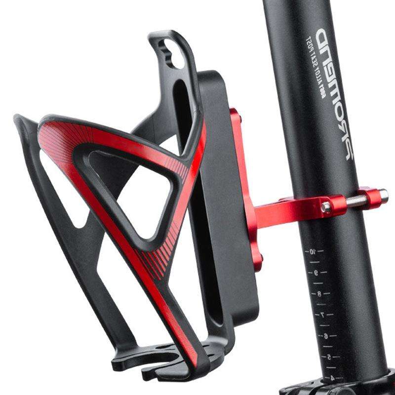 PROMEND FJJ-280N CNC Aluminum Alloy Bicycle Adapter Seat for Bottle Cage (Red)