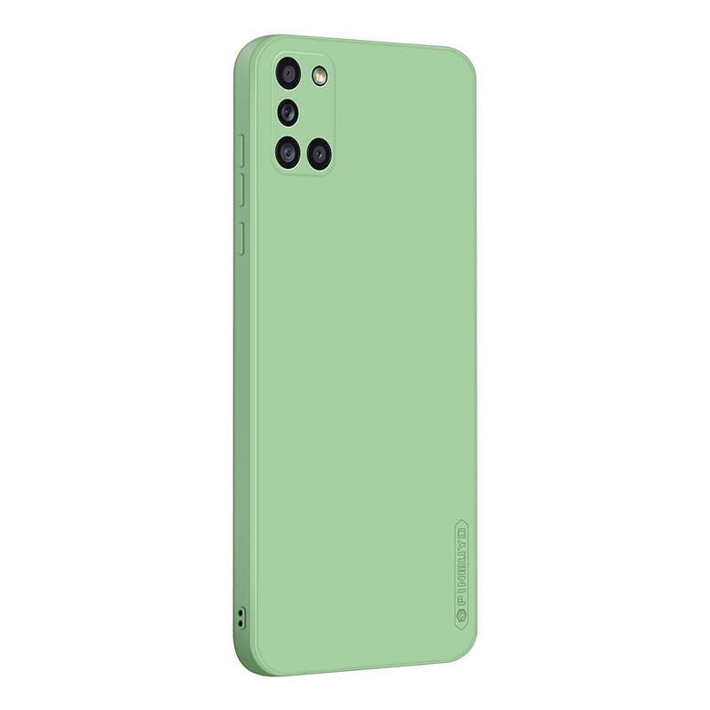 For Samsung Galaxy A31 PINWUYO Touching Series Liquid Silicone TPU Shockproof Case(Green)