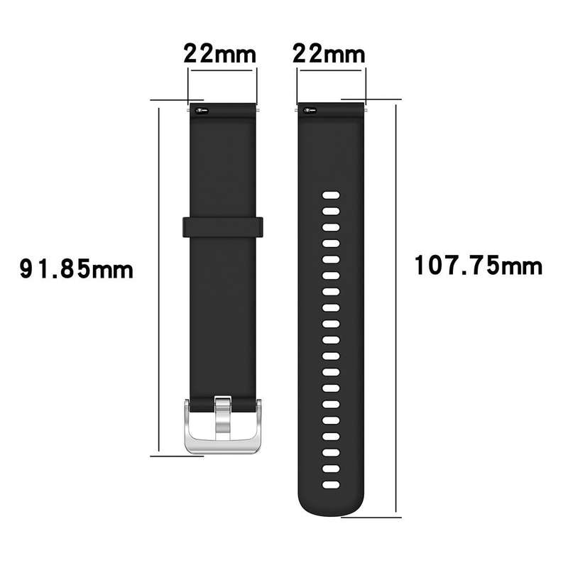 22mm Texture Silicone Wrist Strap Watch Band for Fossil Hybrid Smartwatch HR, Male Gen 4 Exploris...