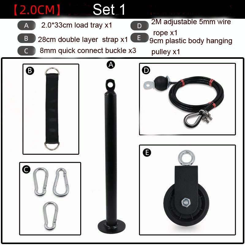 Homemade Fitness Equipment Home High Pull-Down Training Equipment Rally Triceps, Specification: 2...