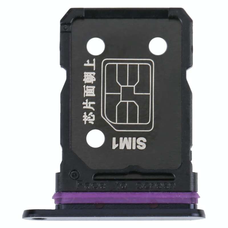 For OPPO Reno8 Pro+ / Reno8 Pro 5G / Reno8 Pro China SIM Card Tray + SIM Card Tray (Black)