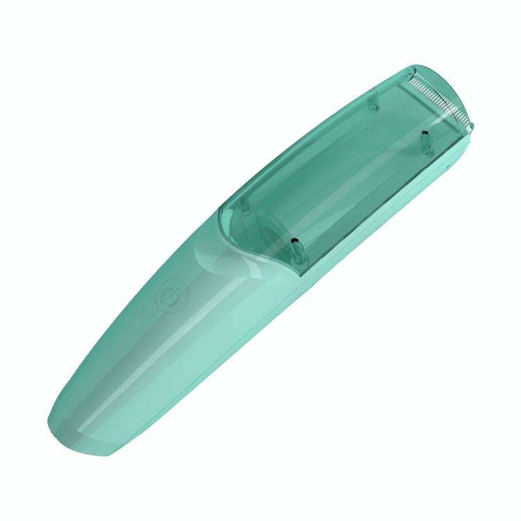 Household Baby Children's Rechargeable Electric Push Shaving Head Hair Clipper(Green)