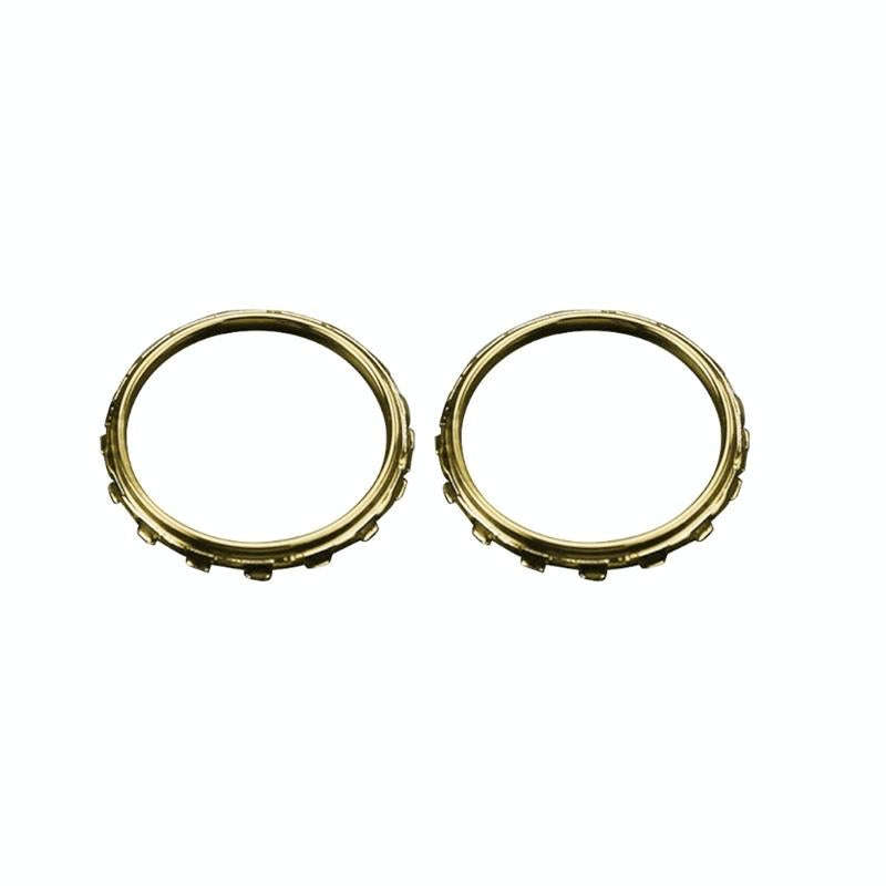 For Xbox One Elite 1pair 3D Replacement Ring Handle Accessories, Color: Gold Plating
