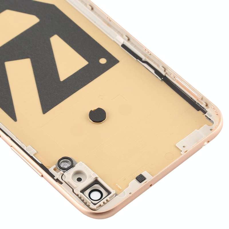 Battery Back Cover with Camera Lens & Side Keys for Huawei Enjoy 9e(Coffee)