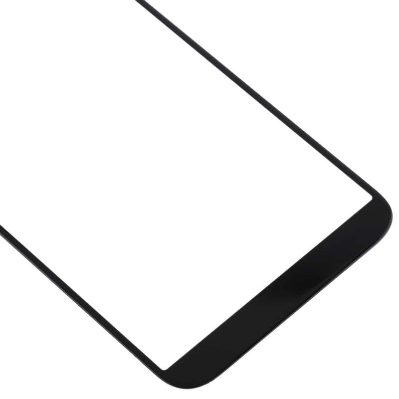 For Samsung Galaxy A6 (2018)  10pcs Front Screen Outer Glass Lens (Black)