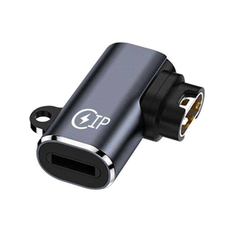 For Garmin Watch Charging Adapter, Interface:8 Pin Side Elbow