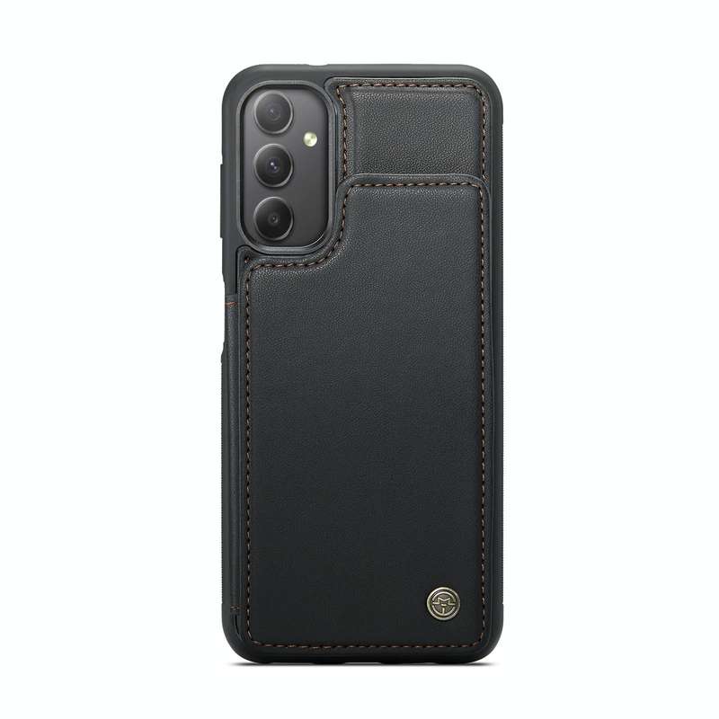 For Samsung Galaxy A34 5G CaseMe C22 Card Slots Holder RFID Anti-theft Phone Case(Black)