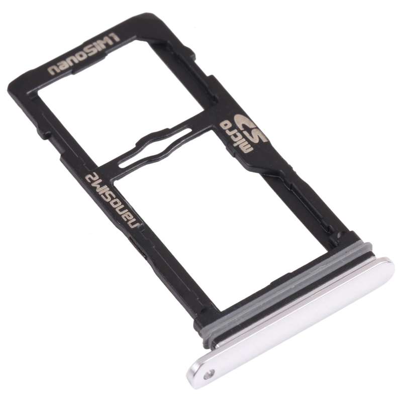 Nano SIM Card Tray + Nano SIM Card Tray / Micro SD Card Tray for LG G8S ThinQ LMG810, LM-G810, LM...