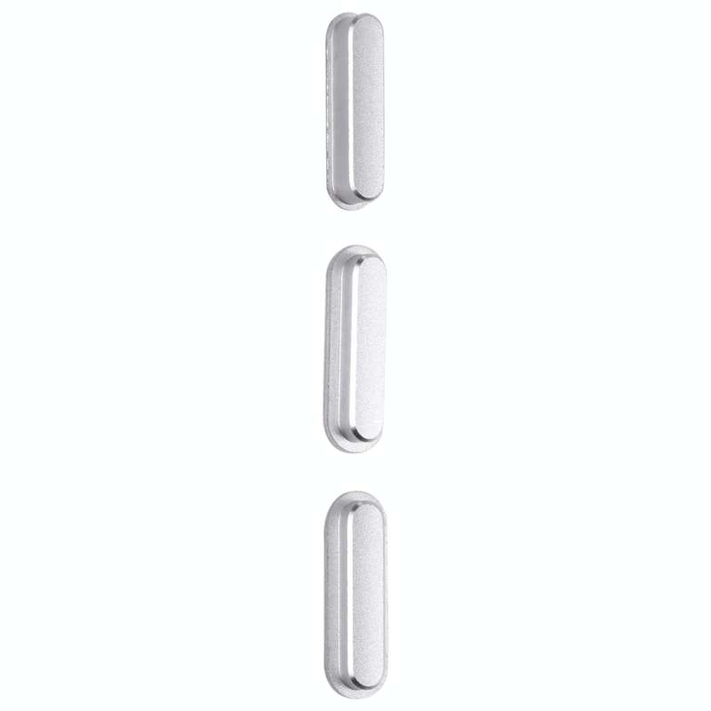 Power Button and Volume Control Button for iPad 10.2 inch 2019 2020 2021 (Silver)