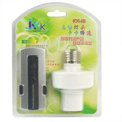 E27 Wireless Remote Control Lamp ,360-Degree(Full Range) Remote Contro(White)