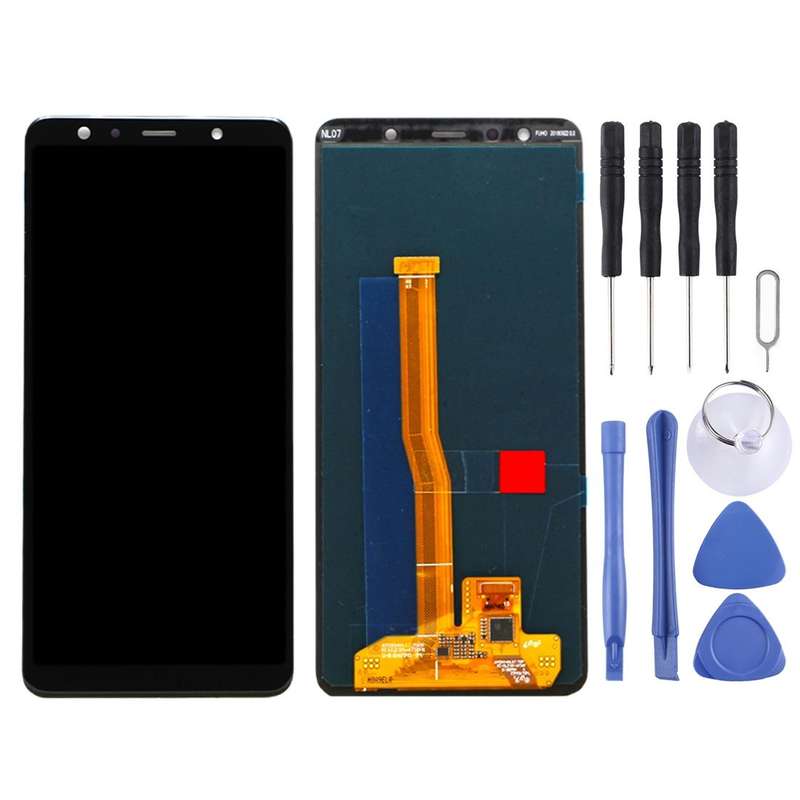 Original Super AMOLED LCD Screen for Galaxy A7 (2018), A750F / DS With Digitizer Full Assembly (B...