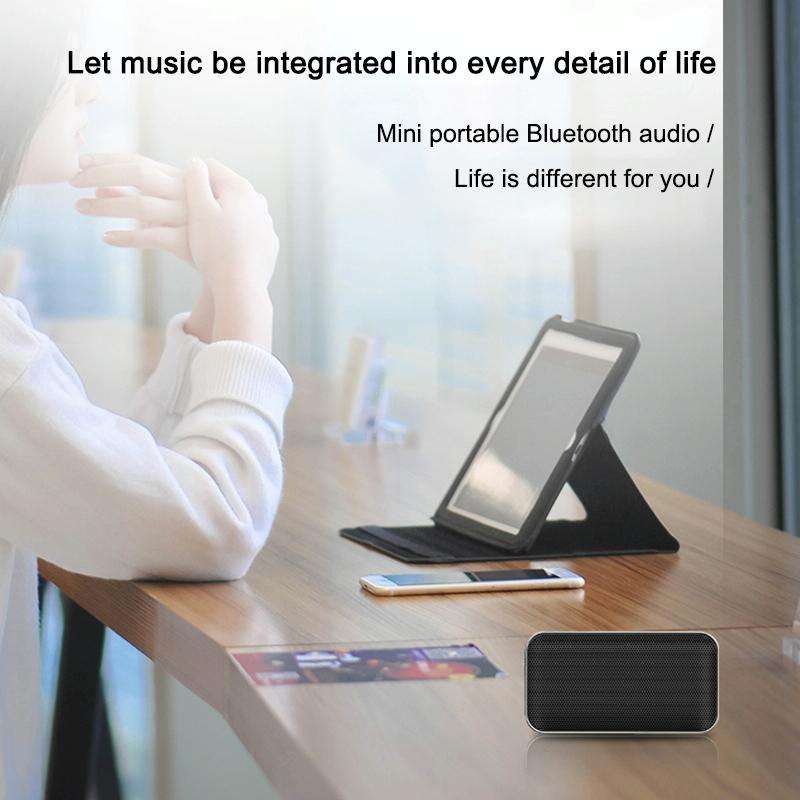 BT209 Outdoor Portable Ultra-thin Mini Wireless Bluetooth Speaker, Support TF Card & Hands-free C...