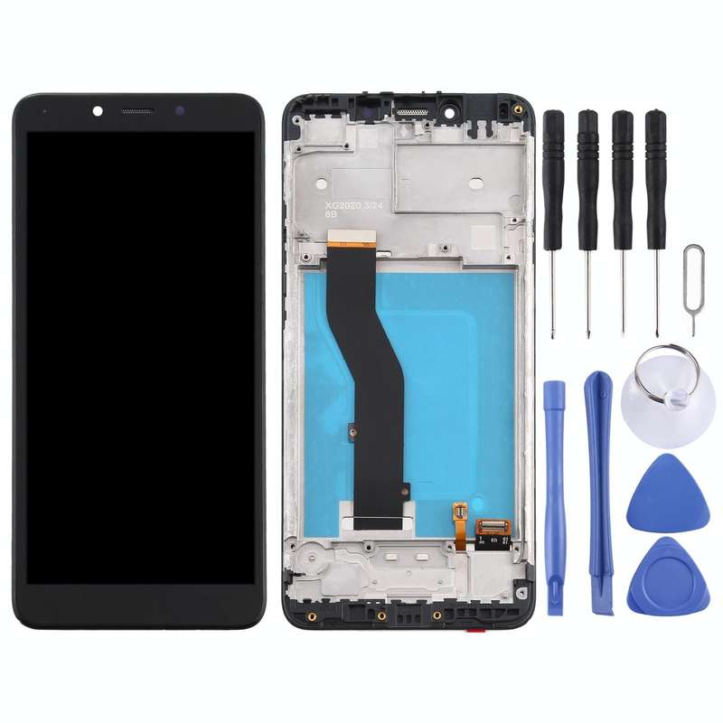 LCD Screen for LG K20 (2019)LM-X120EMW LMX120EMW LM-X120 Digitizer Full Assembly With Frame (Black)