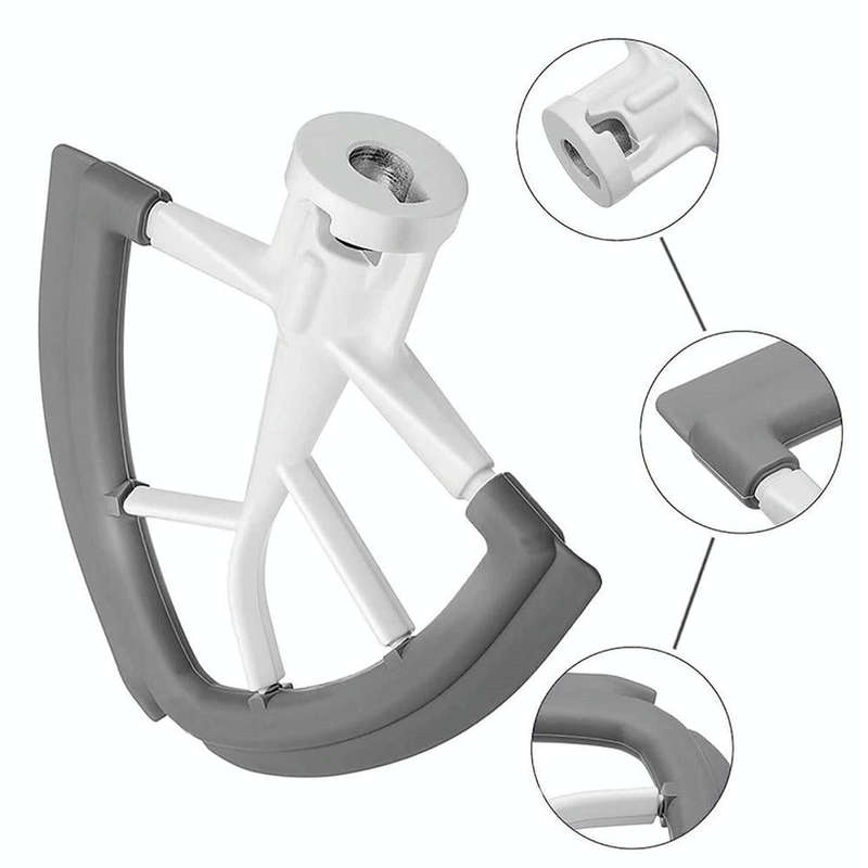 KA-5A For KitchenAid Tilt-Head Mixers 4.5-5QT Flex Edge Beater With Flexible Silicone Edges