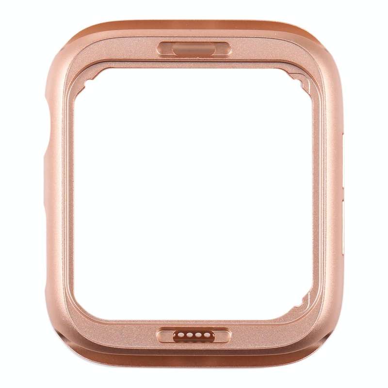 For Apple Watch Series SE 2022 40mm Stainless Steel Middle Frame Bezel Plate (Rose Gold)