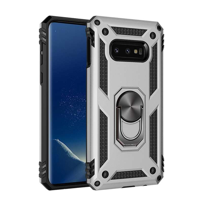 Sergeant Armor Shockproof TPU + PC Protective Case for Galaxy S10e, with 360 Degree Rotation Hold...