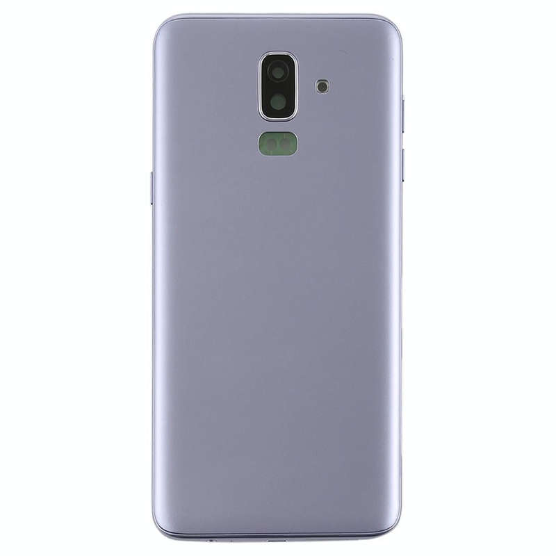 For Galaxy J8 (2018), J810F/DS, J810Y/DS, J810G/DS Back Cover with Side Keys & Camera Lens (Grey)