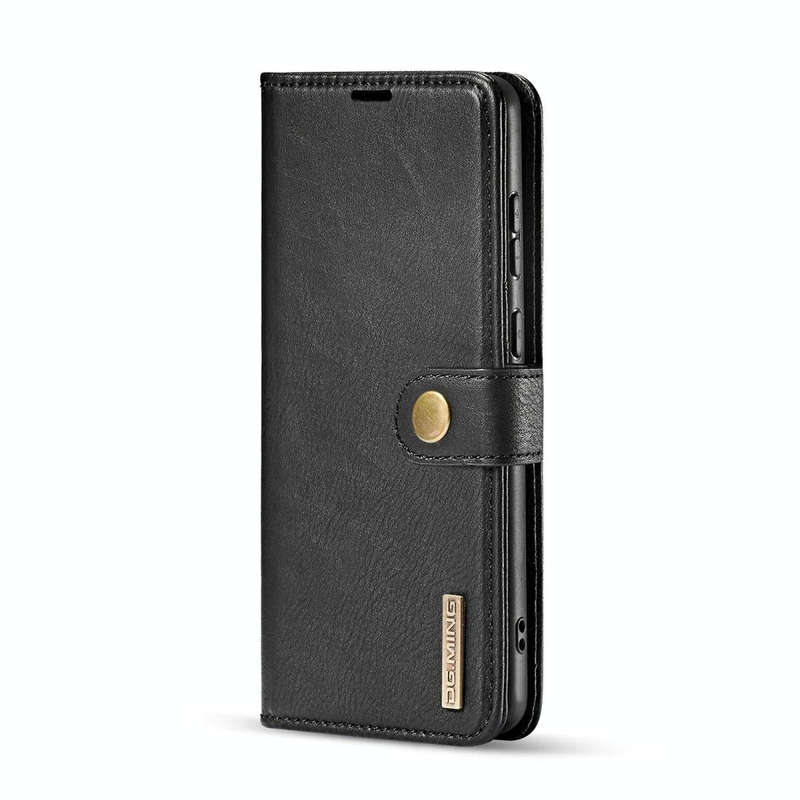 For Galaxy S20 DG.MING Crazy Horse Texture Flip Detachable Magnetic Leather Case with Holder & Ca...