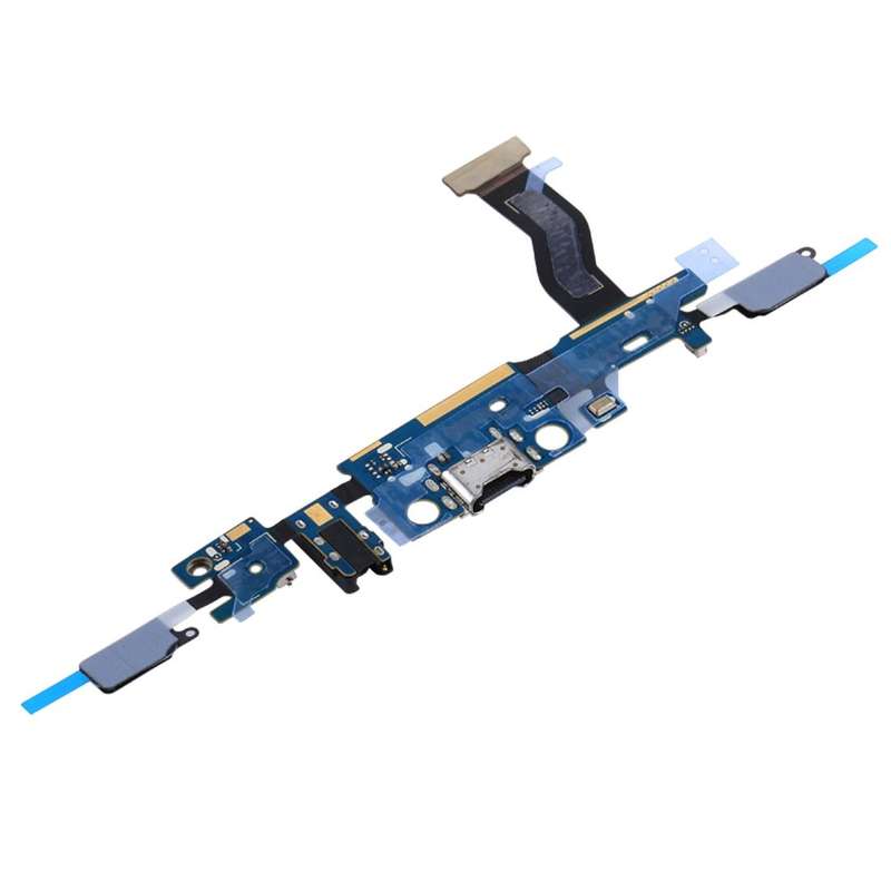 For Galaxy C9 Pro Charging Port + Earphone Jack Flex Cable