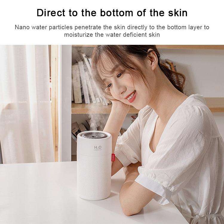750ml Large Capacity Air Humidifier USB Rechargeable Wireless Ultrasonic Aroma Essential Oil Diff...