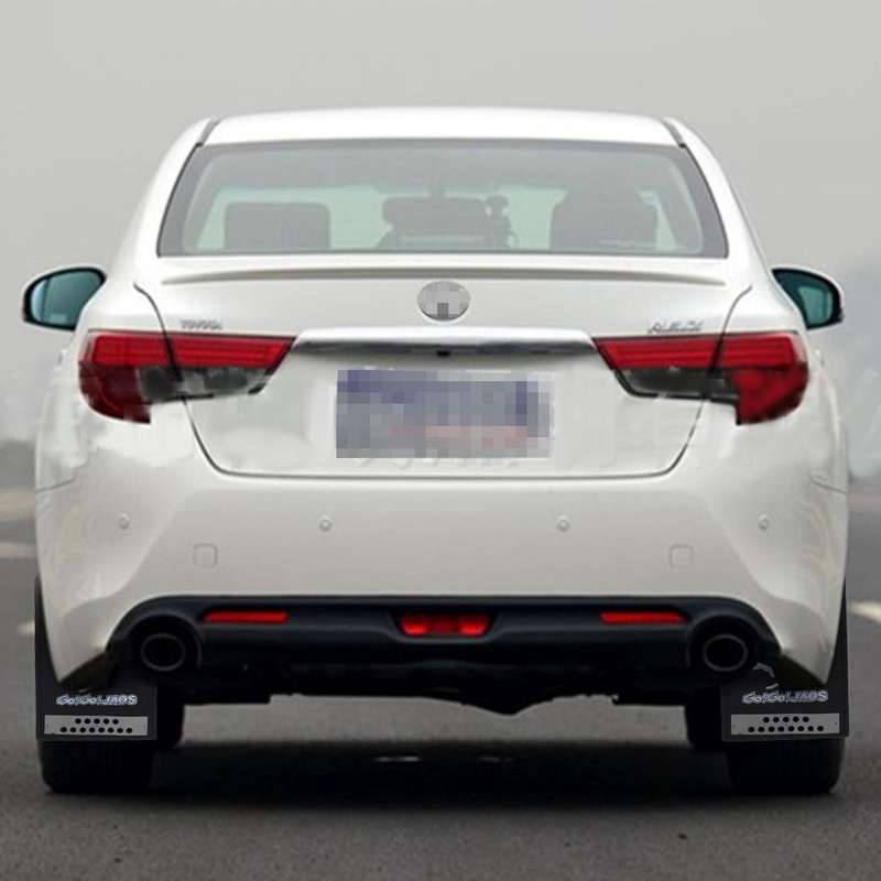 2 PCS WS-003 Premium Heavy Duty Molded Splash Mud Flaps Auto Front and Rear Guards, Small Size, R...
