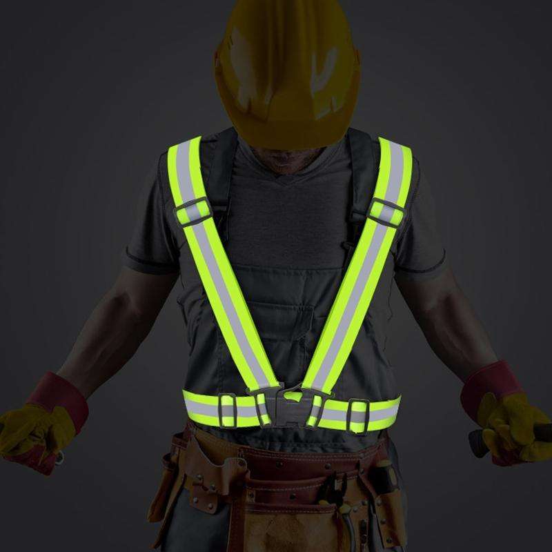 Reflective Elastic Band Suit Night Running Construction Site Traffic Safety Reflective Equipment,...