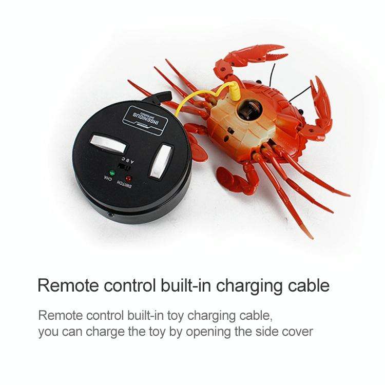 9995 Infrared Sensor Remote Control Simulated Crab Creative Children Electric Tricky Toy Model (Y...