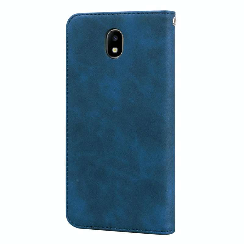 For Samsung Galaxy J7 / J730 (EU) Frosted Business Magnetic Horizontal Flip PU Leather Case with ...