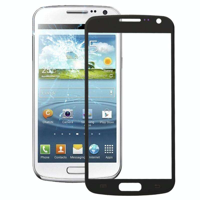 For Galaxy Premier / i9260 High Quality Front Screen Outer Glass Lens (Black)