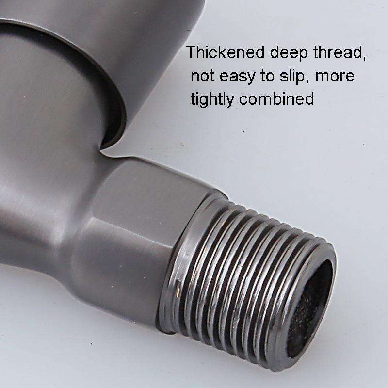 Bathroom Toilet Stainless Steel Bib Tap Wall Mounted Washing Machine Water Tap ,Spec: Short Type