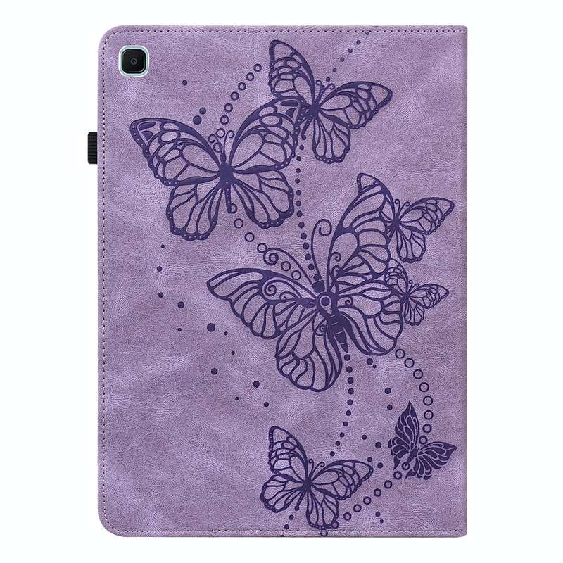For Samsung Galaxy Tab S6 Lite P610/P615 Embossed Butterfly Pattern Horizontal Flip Leather Table...