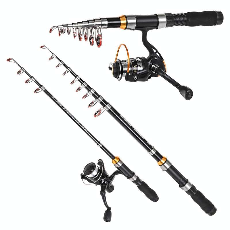 LEO 28049 Mini Sea Fishing Rod Luya Ice Fishing Rod, Length: 1.0m