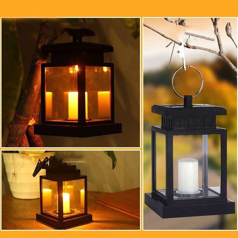 Solar Candle Light Retro Outdoor Waterproof LED Garden Light