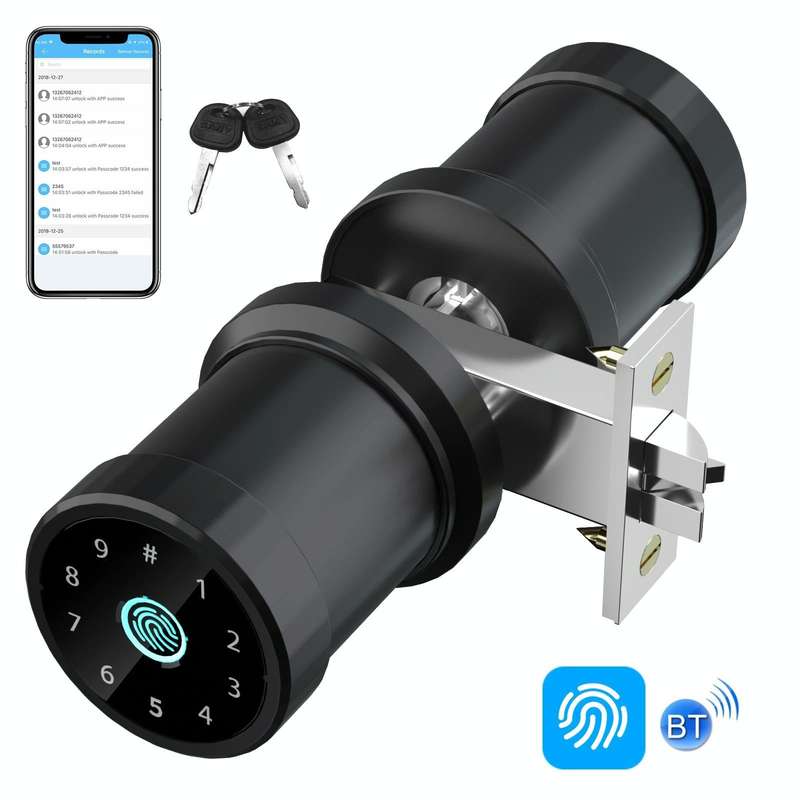 F20 Intelligent Fingerprint Lock Indoor Office Apartment Spherical Lock Doodle APP Lock