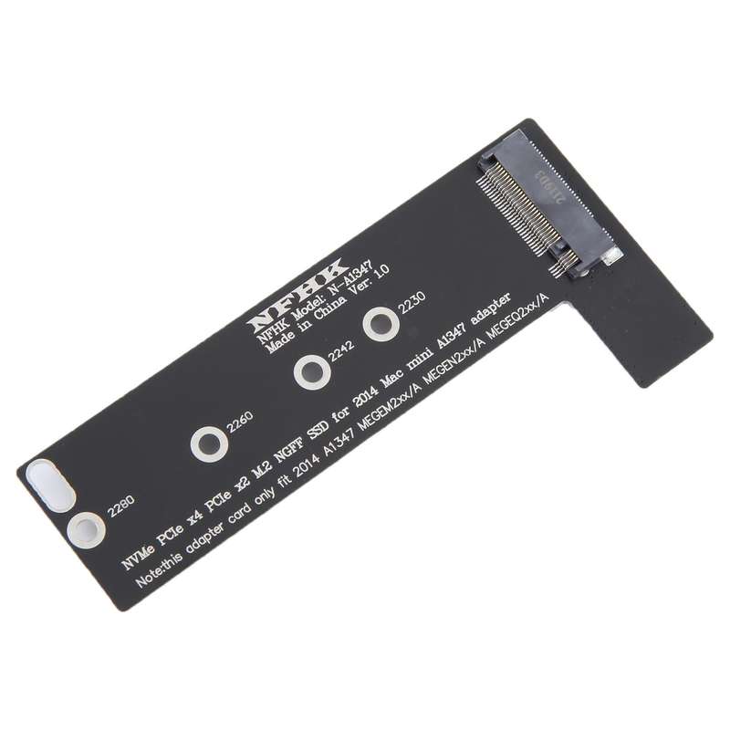 NVMe M.2 SSD to for Mac Mini 2014 Late  A1347 MEGEN2 MEGEM2 MEGEQ2 Adapter Card