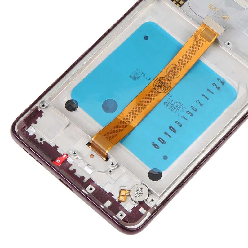 Original LCD Screen For Motorola Moto One Hyper Digitizer Full Assembly With Frame (Purplish Red)